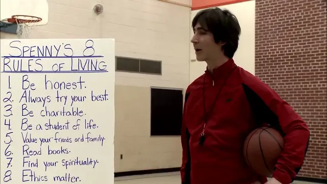 Spenny gives basketball players his 